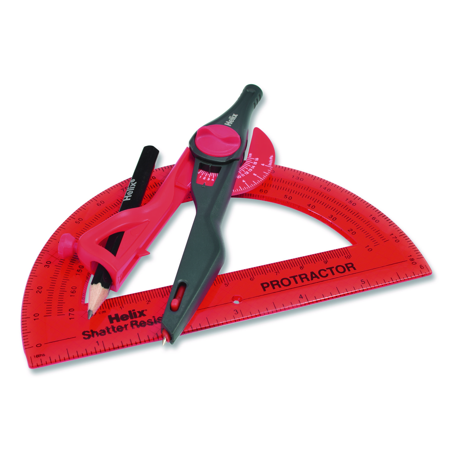 Maped Helix Locking Compass and Protractor Set - Image 2