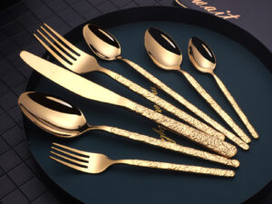 Embossed Textured Handle Steak Cutlery Western Cutlery