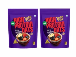Yogabar 26g High Protein Oats 1kg, Pack of 2